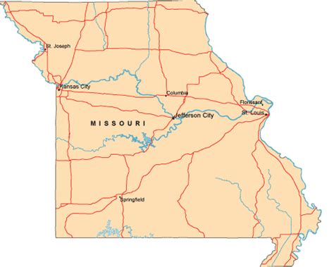 Map Of Missouri