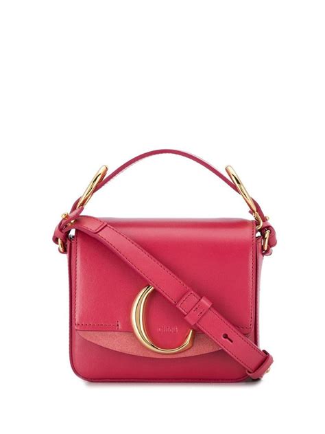 Chloé C Mini Leather Handbag Modesens Crossbody Bag Bags Designer