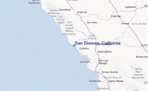 San Simeon California Tide Station Location Guide