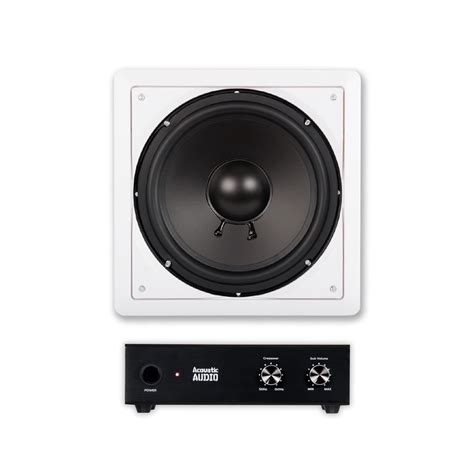 Acoustic Audio Iws10 In Wall 10 Passive Subwoofer And