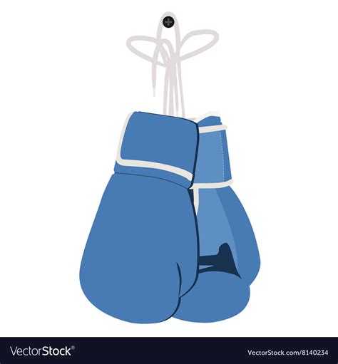 Hanging Boxing Gloves Royalty Free Vector Image