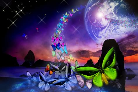 Fantasy Butterfly World Wallpapers Top Quality Wallpapers