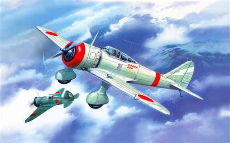 Airplane Painting Art Ki 27b Flight Aviation 339181