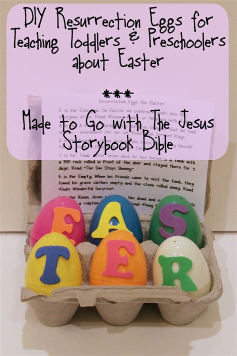 Diy Resurrection Eggs For Toddlers And Preschool Kids Bare Feet On