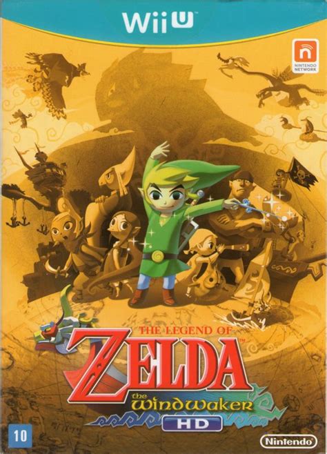 The Legend Of Zelda The Wind Waker 2013 Wii U Box Cover Art Mobygames