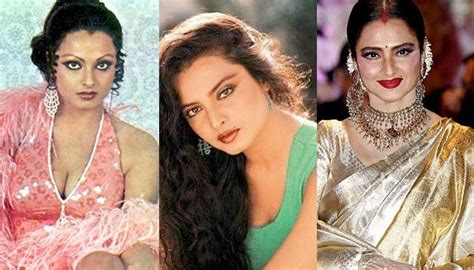 the glorious transformation of rekha from a full figured teenage actress to a graceful diva