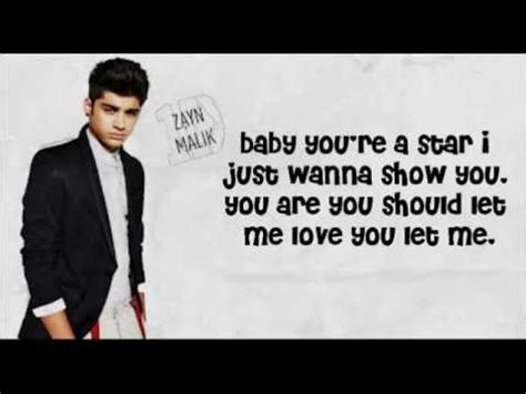 This opens in a new window. Let Me Love You - Zayn Malik (lyrics, X-Factor Audition ...