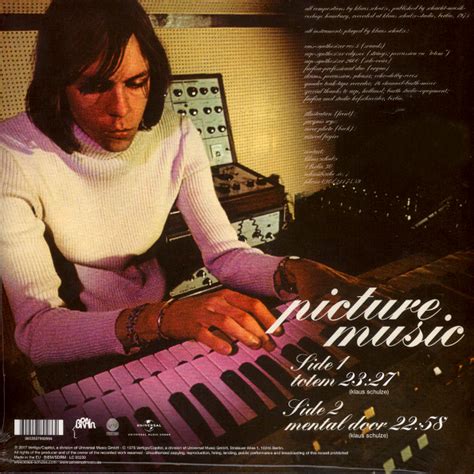 Виниловая пластинка Picture Music — Klaus Schulze купить в интернет