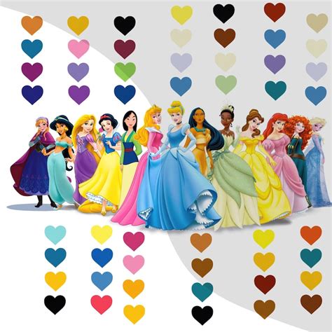 Disney Princess Color Palette