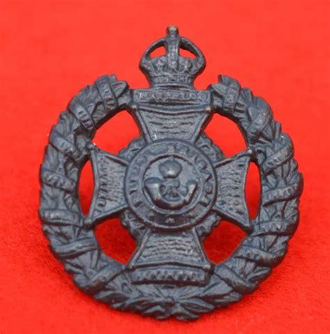 British Army Rifle Brigade Genuine Officer S Field Service Cap Badge Picclick Uk