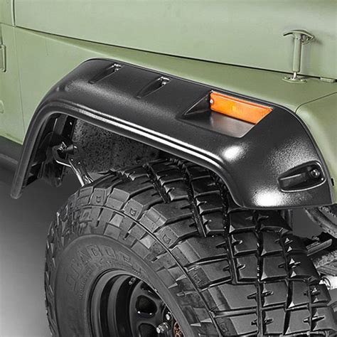 Rugged Ridge 1163320 Pocket Style Black Front And Rear Fender