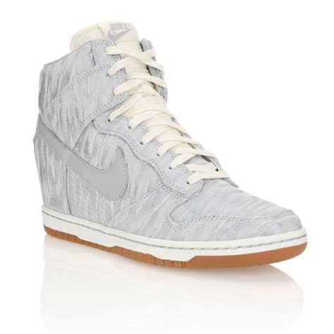 Nike Baskets Dunk Sky Hi Prm Femme Femme Gris Achat Vente Nike