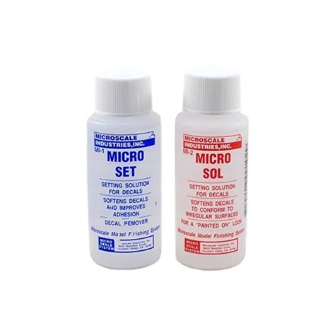 Buy Microscale Industries Micro Sol And Micro Set Decals Setting Solution