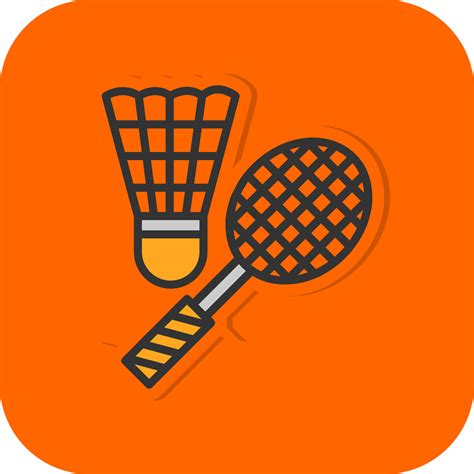 Badminton Vector Icon Design 20538799 Vector Art At Vecteezy