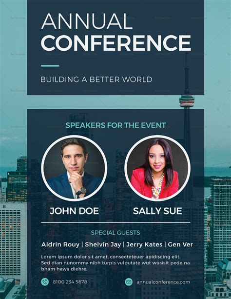 Conference Flyer Template The 3 Secrets You Will Never Know About