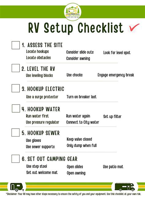Rv Hacks How To Set Up Your Rv Campsite With Checklist Rv Campsite Hot Sex Picture