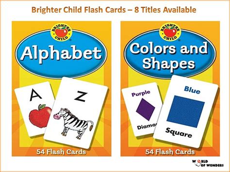 World Of Wonders Brighter Child Flash Cards
