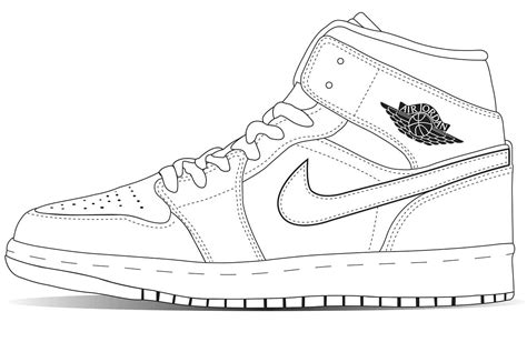 Jordan 1 Coloring Pages Free Printable Coloring Pages For Kids