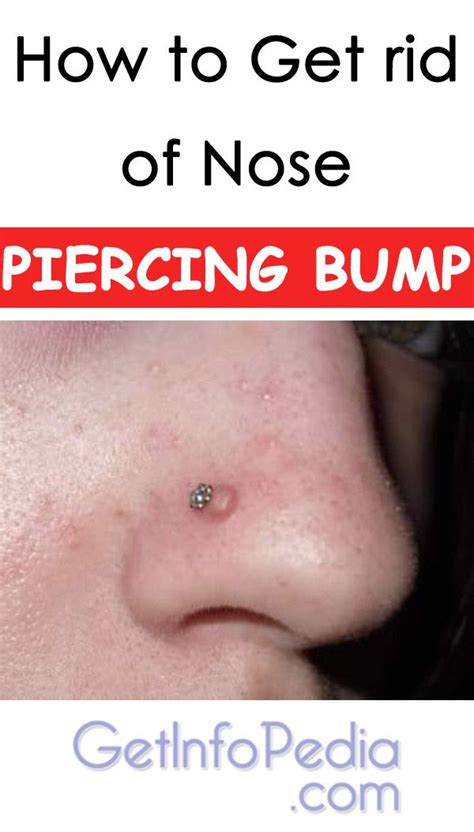 Inside Of Nose Piercing Bump