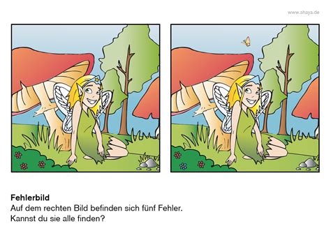 #Fehlerbild: Auf dem rechten Bild befinden sich fünf Fehler. Kannst du
