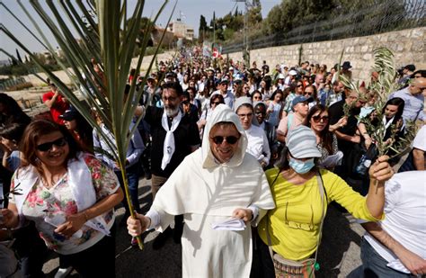 Christians Celebrate Palm Sunday In Jerusalem Striving To Stay Present