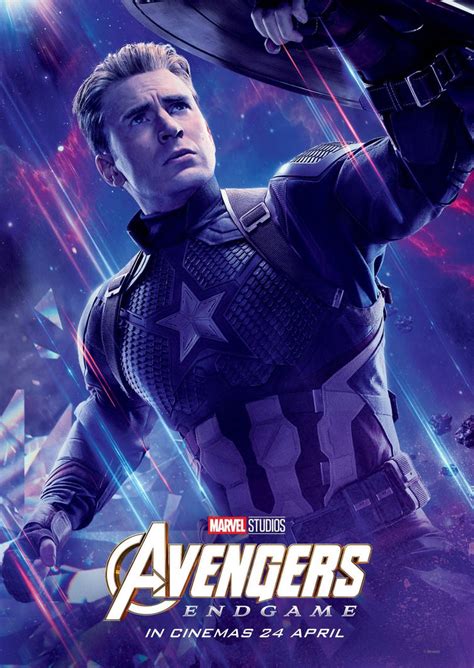New Avengers Endgame Captain America Poster By Kingtchalla Dynasty On