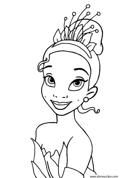 The Princess And The Frog Coloring Pages Disney Coloring Book