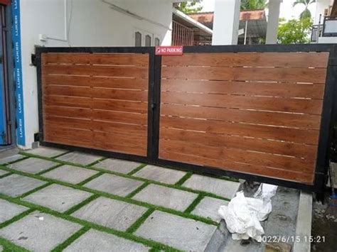 Prefer Wooden Hpl Sheet Gate Cladding Thickness 6mm At Rs 140sq Ft