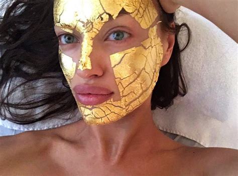Victorias Secret Models Are All About These 24 Karat Gold Face Masks
