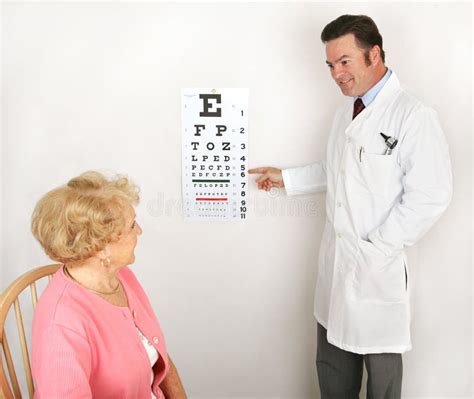Optometrist Showing Eye Chart Stock Photo Image 4117742