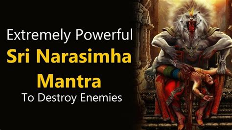 Extremely Powerful Shri Narasimha Mantra By Srimati Ramadevi Rao Hare