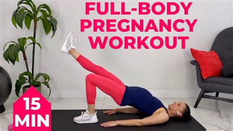 15 Minute Pregnancy Workout Second Trimester Third Trimester Youtube