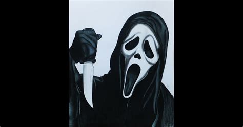 Drawing Ghostface