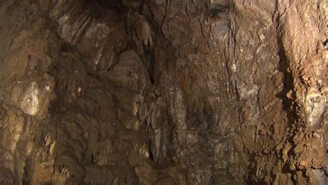 Interior Of Cave With Brown Walls Stock Footage Video 2548922