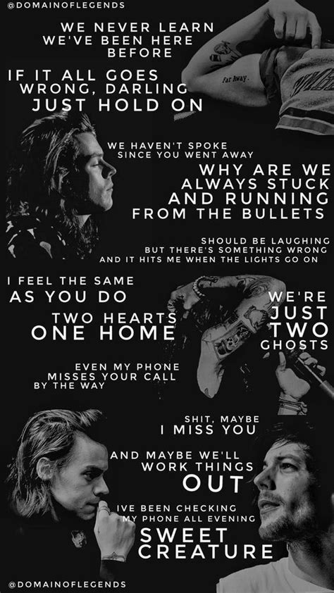 History lyrics performed by one direction: Pin by Christina on L&H ♡ | One direction quotes ...