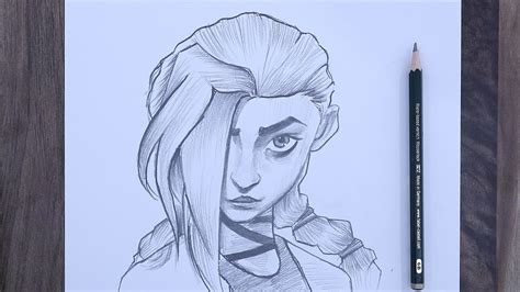 Learn How To Draw Jinx From Arcane League Of Legends Youtube