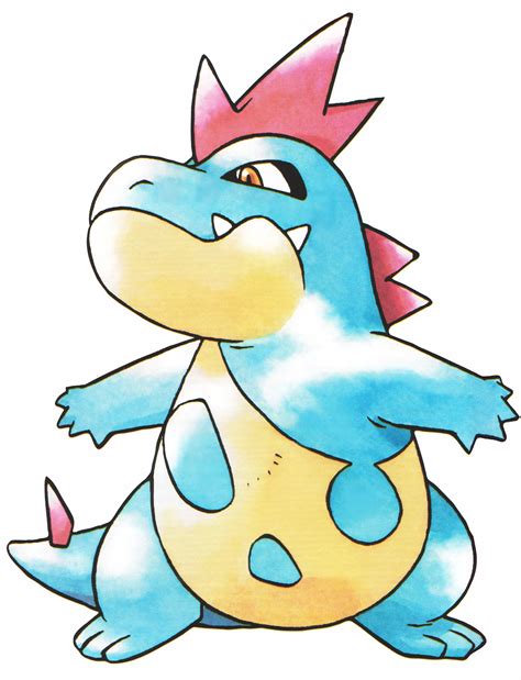 Hi Res Pokémon Art — Circa 1998 Croconaw Official Gs Art By Ken