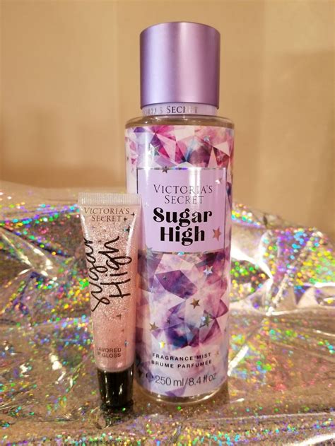 Super Cute Decorative Set In Sugar High Fragrance Mist Perfume Sugar High Lipgloss Price Fir