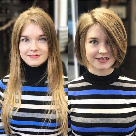 With that that in mind, short hairstyles do work well for round faces, but it's all about the cut, length, and styling, he adds. Long Bob Hairstyles For Round Faces 2020 Pictures | New ...