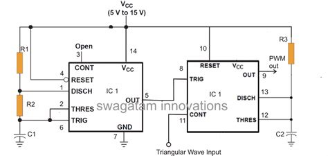 555 Timer Sine Wave Generator Circuit Diagram Wiring Diagram