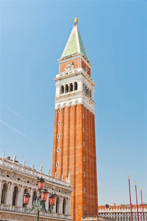San Marco Campanile Bell Tower Of Saint Mark Cathedral Stock Image