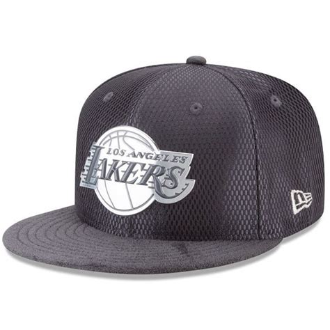Youth Los Angeles Lakers New Era Graphitesilver On Court 9fifty