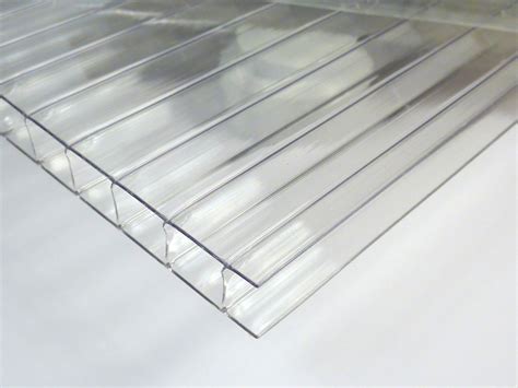 Twin Wall Polycarbonate 16mm Clear Plastic Sheets Plastic Sheets