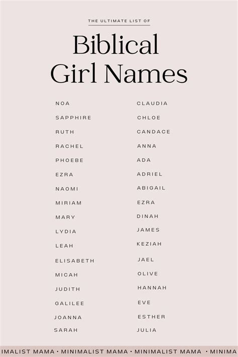 31 Pretty Biblical Girl Names Cute Christian Baby Names For Girls