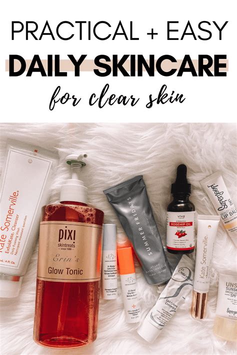 Practical And Easy Step By Step Daytime Skincare Routine For Clear Skin