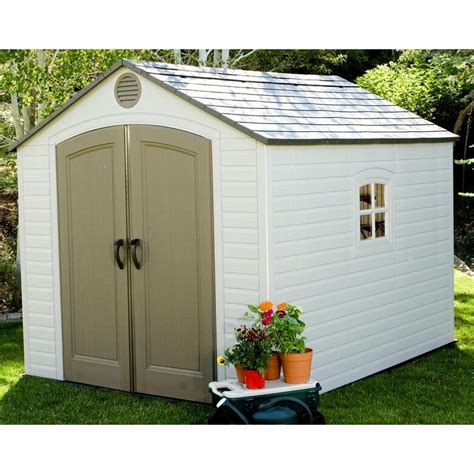 Plastic sheds and plastic garden storage is ideal if you are looking for a practical and reliable our plastic garden sheds and garden storage bins are easy to assemble and each one comes with free. 8 Ft. W x 10 Ft. D Plastic Storage Shed | Wayfair