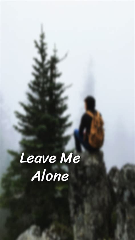 Leave Me Alone Alone Anyone Blur Emotional Leave Lonely Me Sad