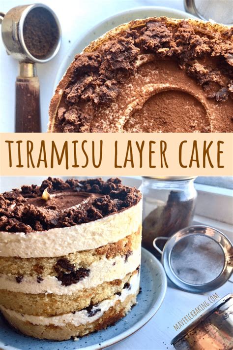 Tiramisu Layer Cake Maverick Baking