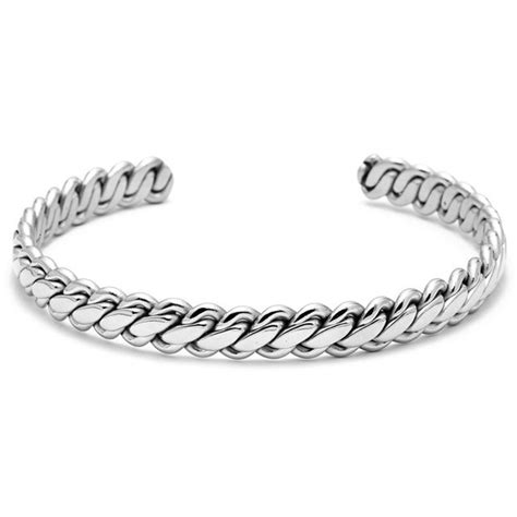 Mens Cuff Bracelet Stainless Steel Twisted Save 30 Now Jewelrify