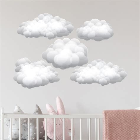 Cloud Wall Decals Etsy